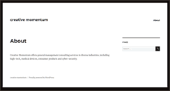 Desktop Screenshot of creativemomentum.com